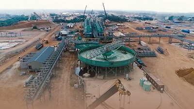 卡莫阿-卡庫拉銅礦選廠建設實況航拍